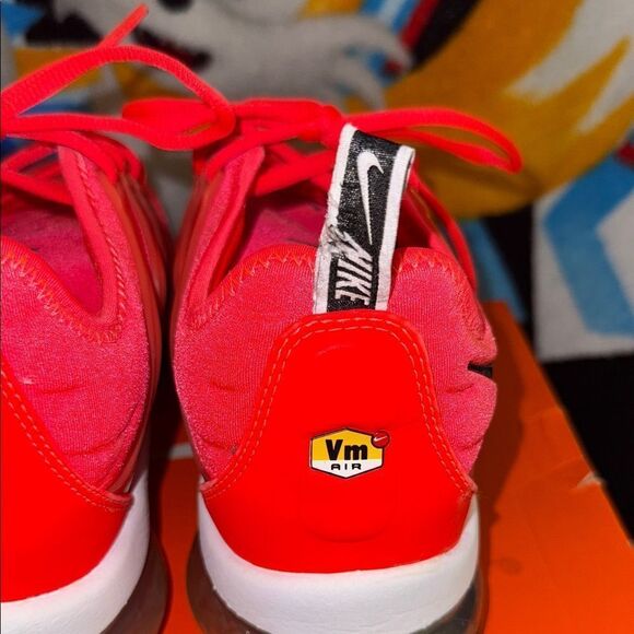 Nike Bright Red VaporMax Plus Shoes main image 8